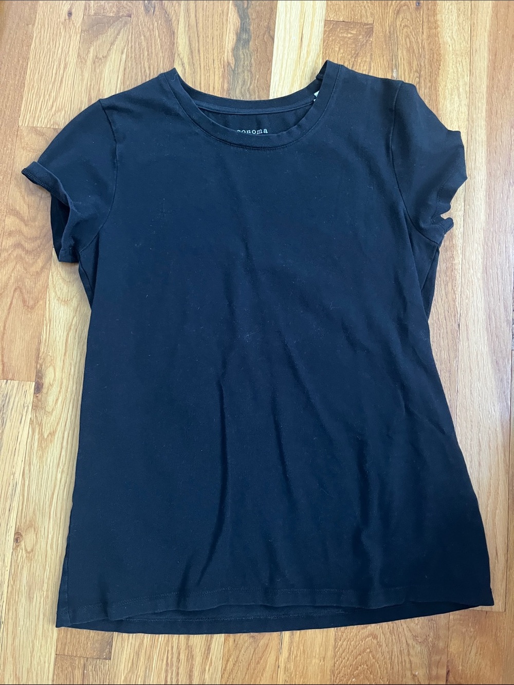 Sonoma Black Short Sleeve Crewneck Tee - Women's